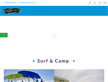 Tablet Screenshot of newbrosurfing.com
